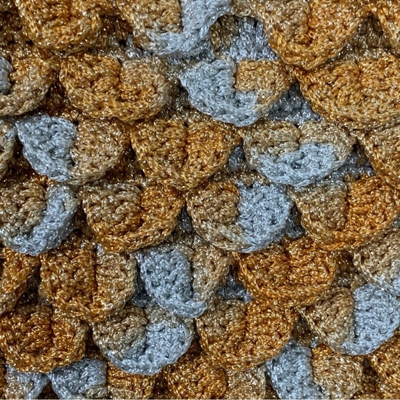 Vintage Crochet Knit Shoulder Bag - Picture 4 of 12